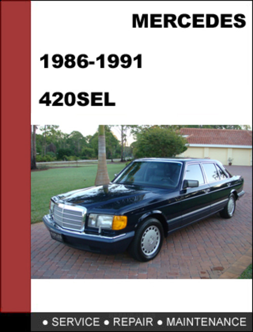 1989 Mercedes 420sel Repair Manual